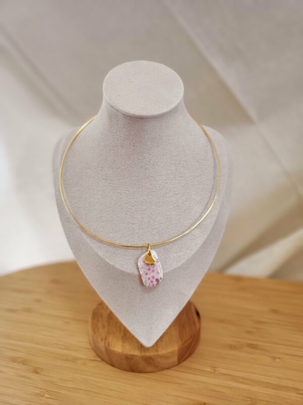 image de collier pate argile polymere preciosa alba en France