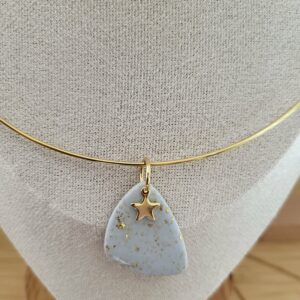 image de collier pate argile polymere preciosa alba en France