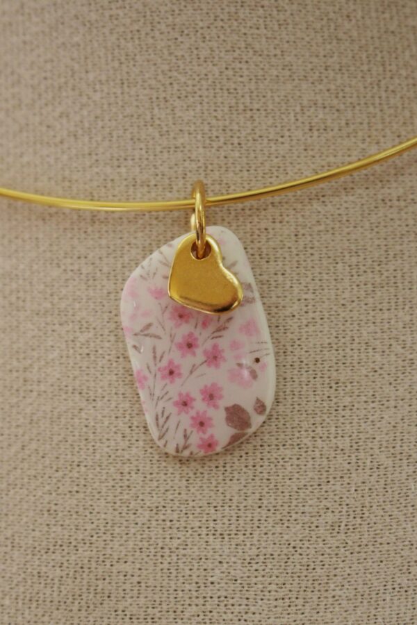 image de collier pate argile polymere preciosa alba en France