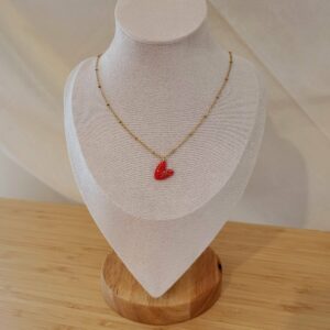 image de collier pucettes pate argile polymere preciosa alba en France