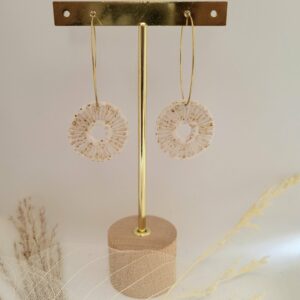Boucles d'oreilles créoles Aurore