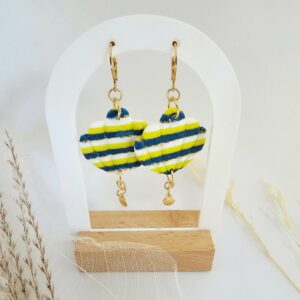 Boucles d'oreilles Summer Bleu Vert