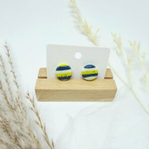 Puces d’oreilles Summer Bleu Vert
