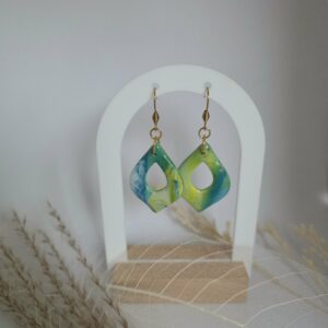 Boucles d'oreilles Cœur d'Amazonie gouttes