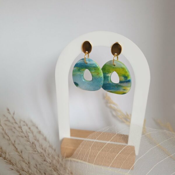 Boucles d'oreilles Cœur d'Amazonie
