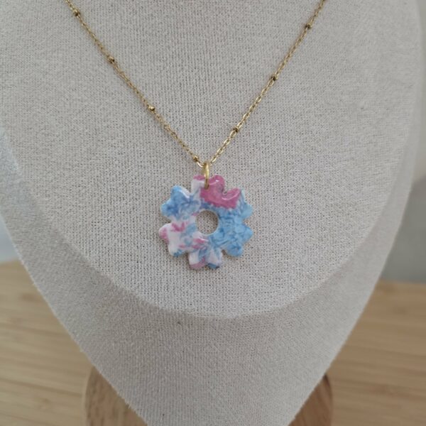 Collier fleur Sakura – Image 2