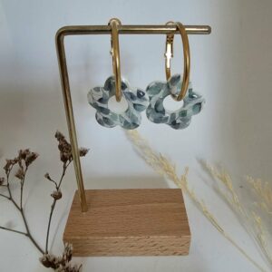 Boucles d'oreilles créoles Laurine