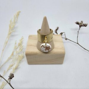 Bague manchette Ambre