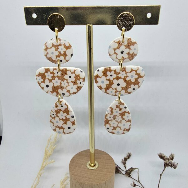 Boucles d'oreilles Ambre