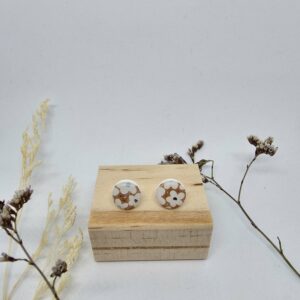 Puces d'oreilles Ambre
