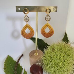 Boucles d'oreilles Feuilles d'Automne