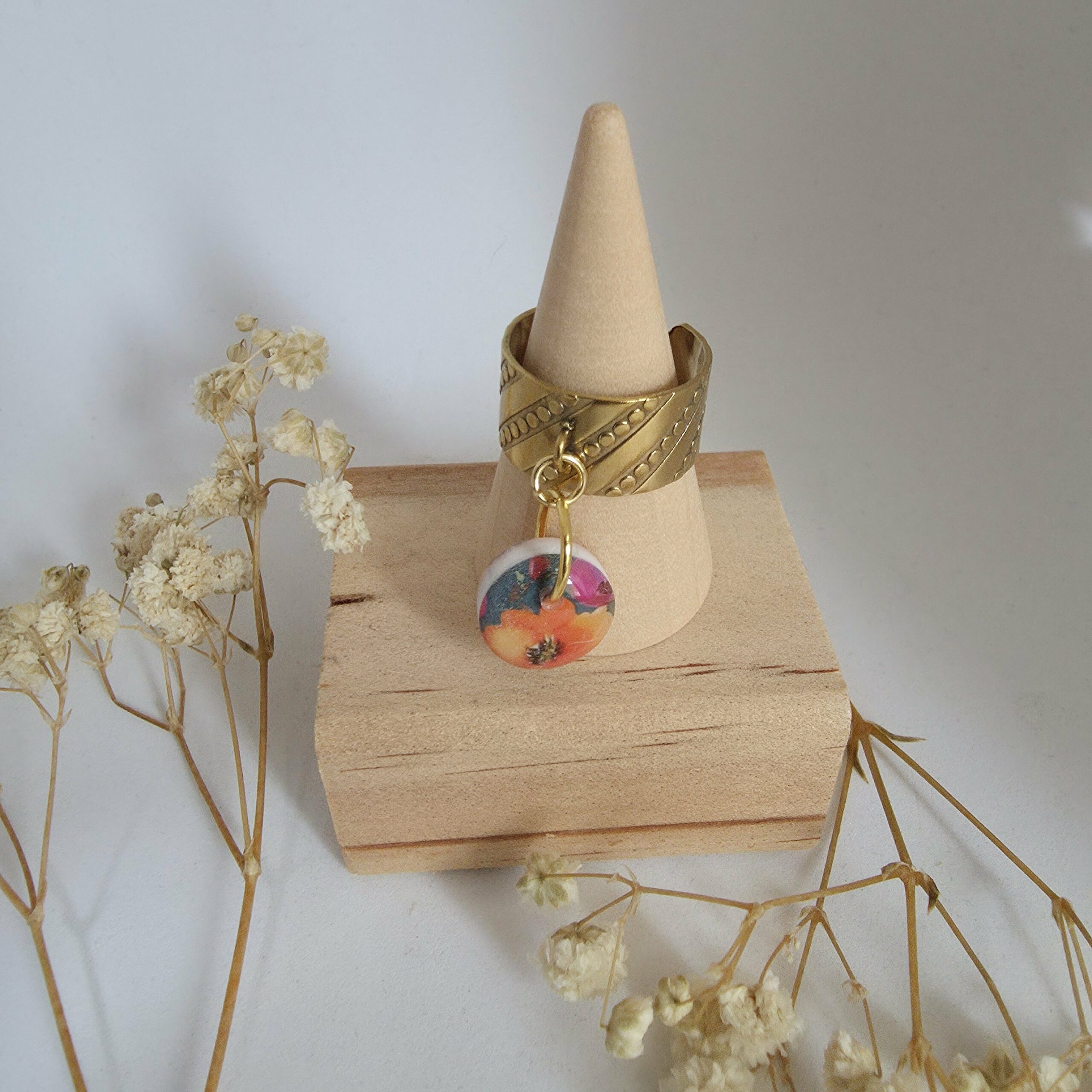 Bague Manchette texturée Amelie