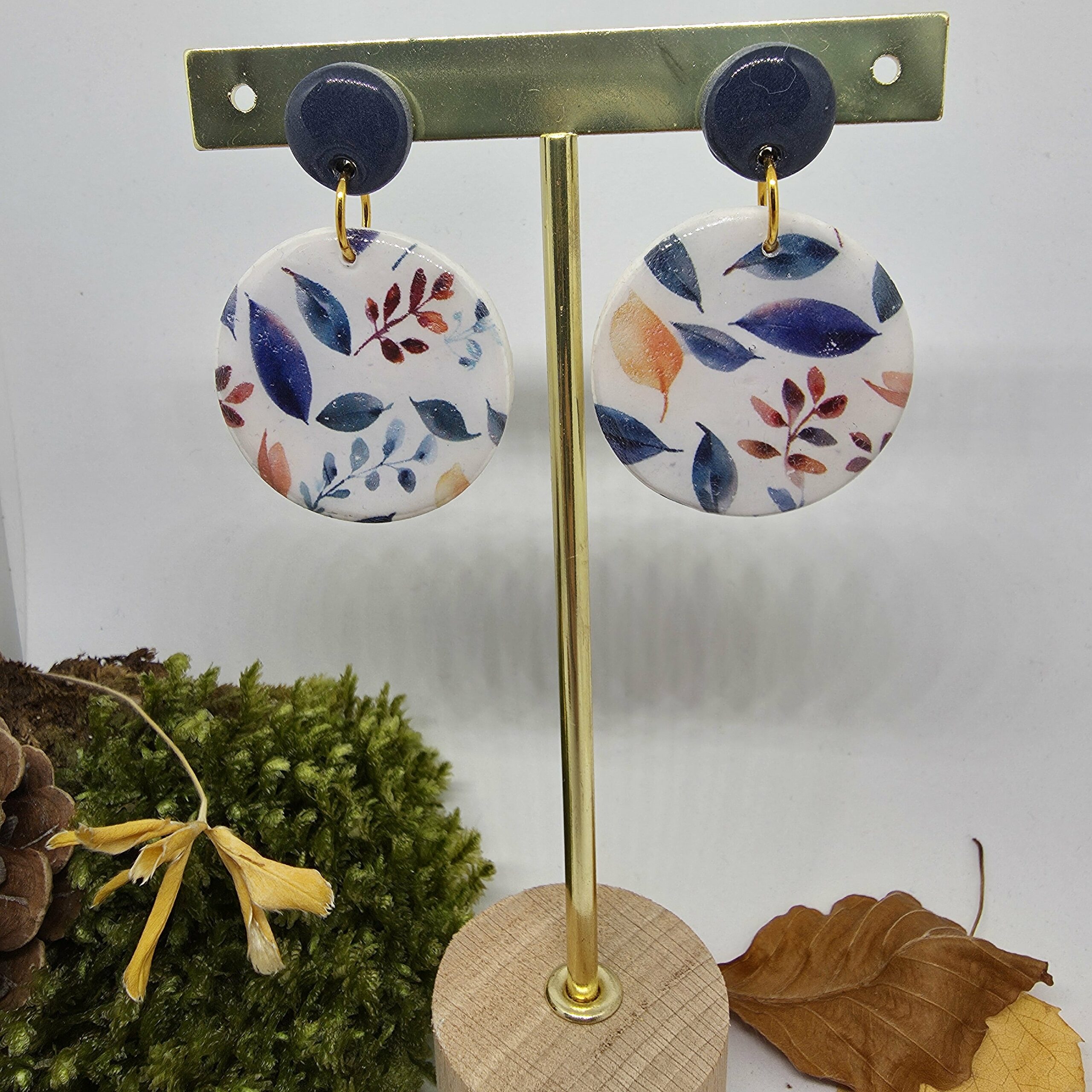 Boucles d'oreilles rondes Coline