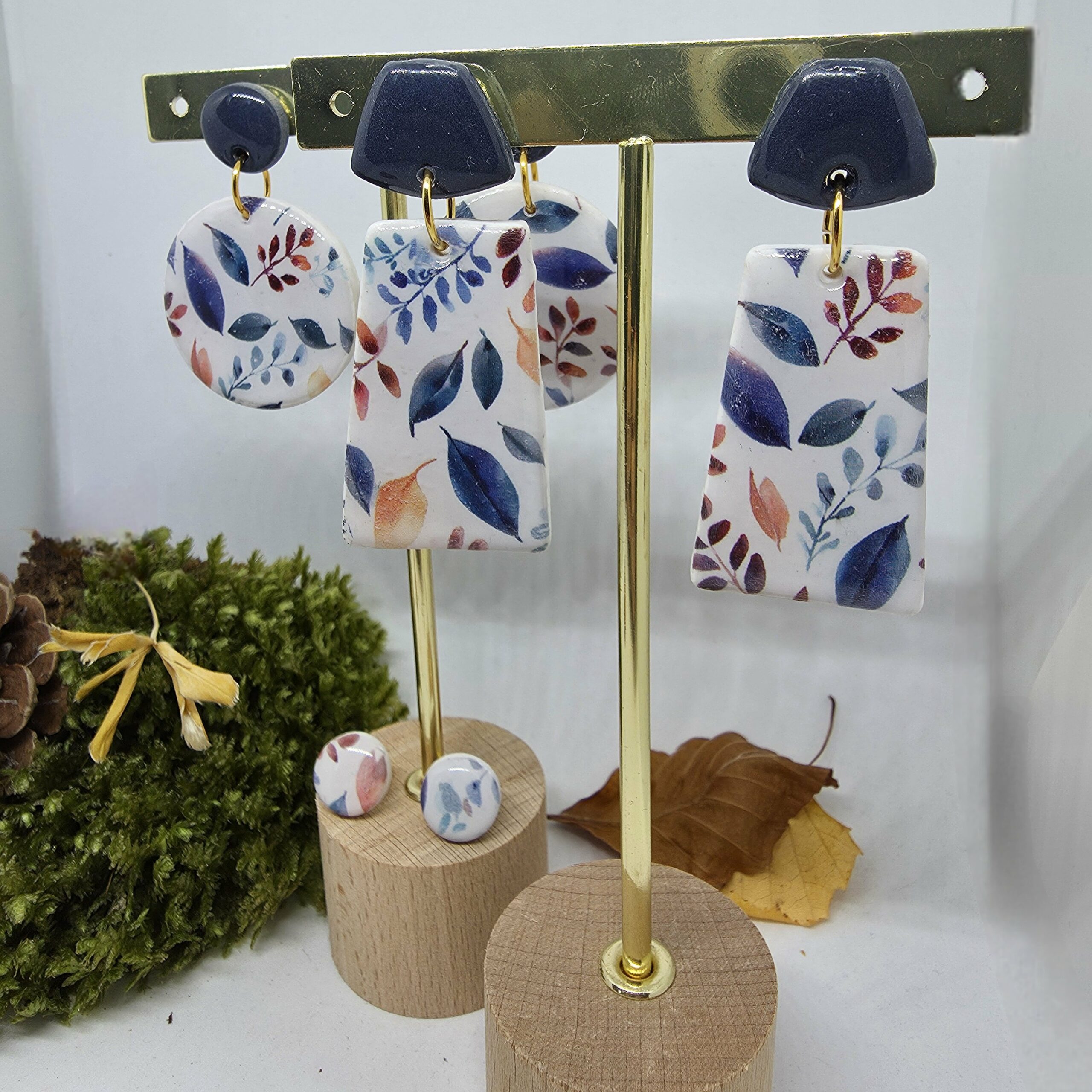 Boucles d'oreilles rondes Coline – Image 4