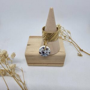 Bague manchette texturée Éloïse