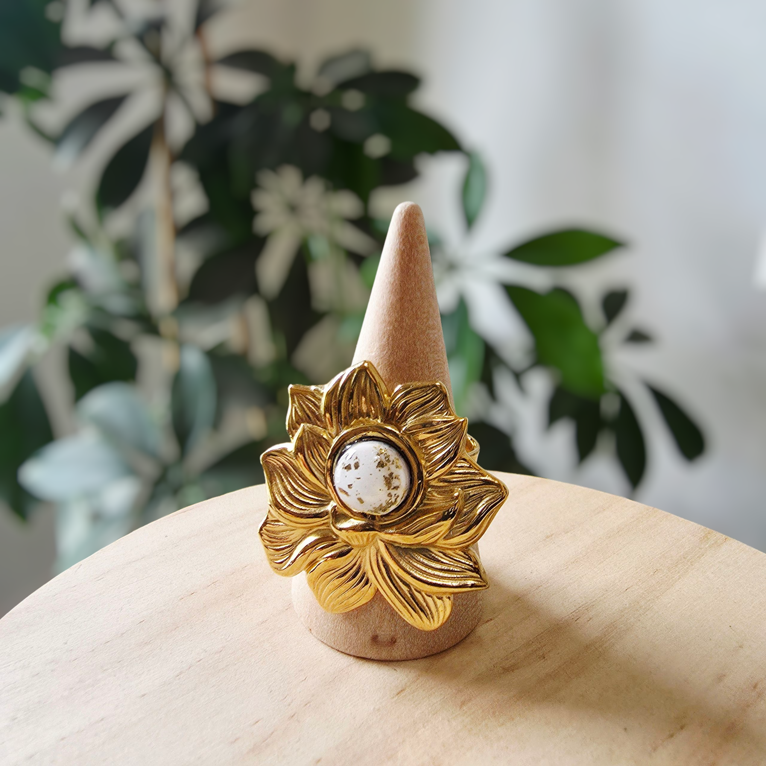 Bague ajustable Ginkgo
