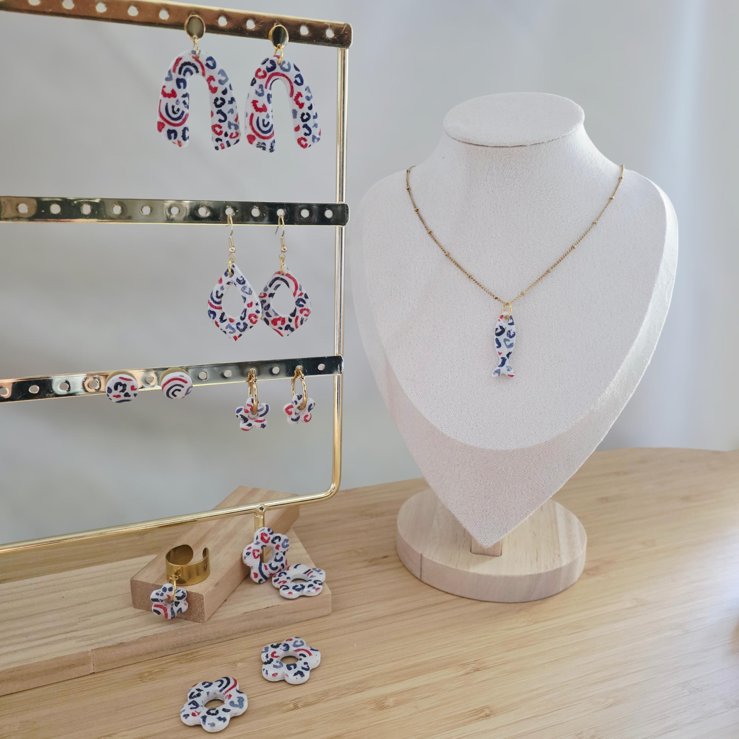 Boucles d'Oreilles Arches "Frenchy" – Design Architectural – Image 2