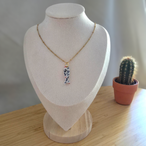 Collier "Frenchy" – Le Petit Poisson Tricolore
