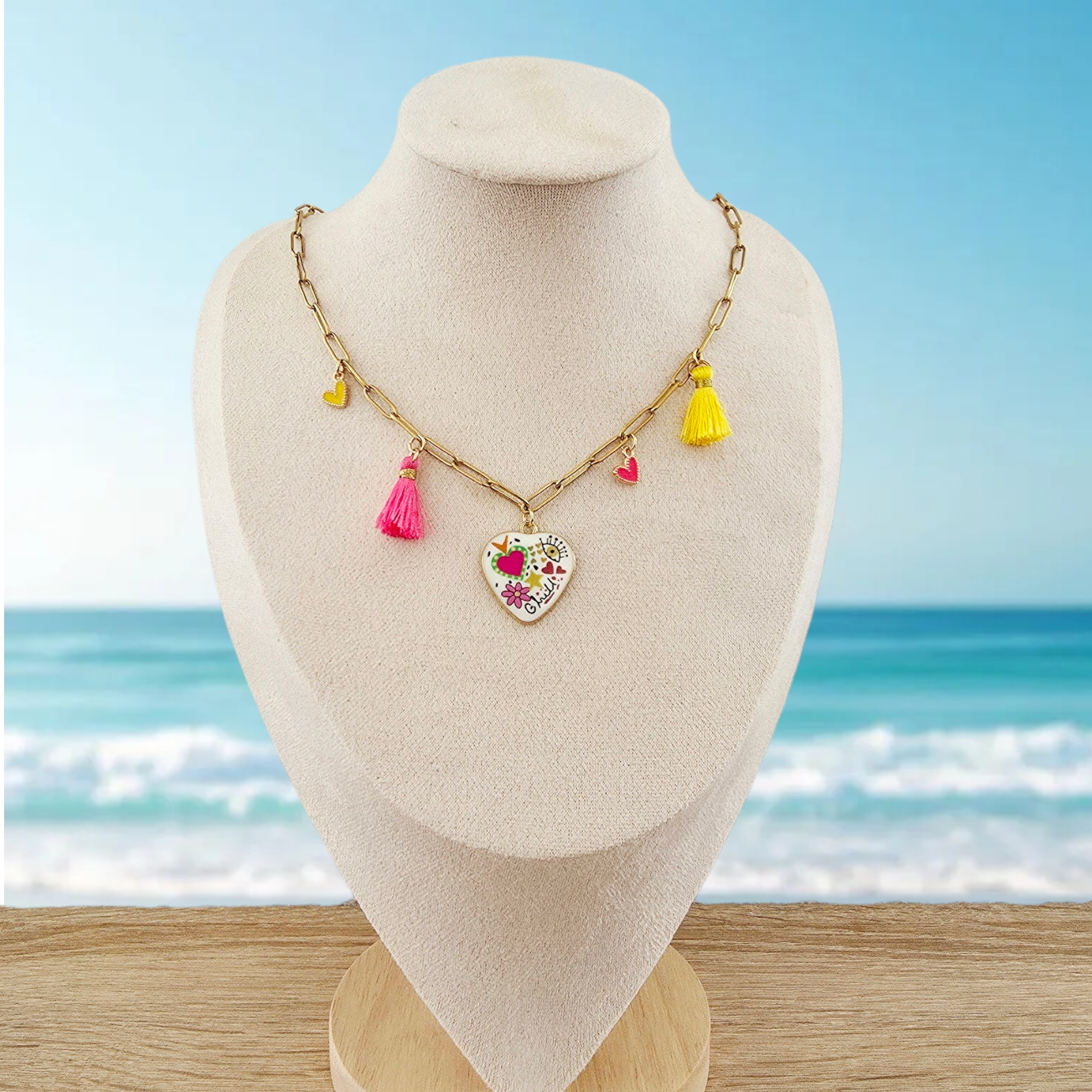 Collier à breloques Noor