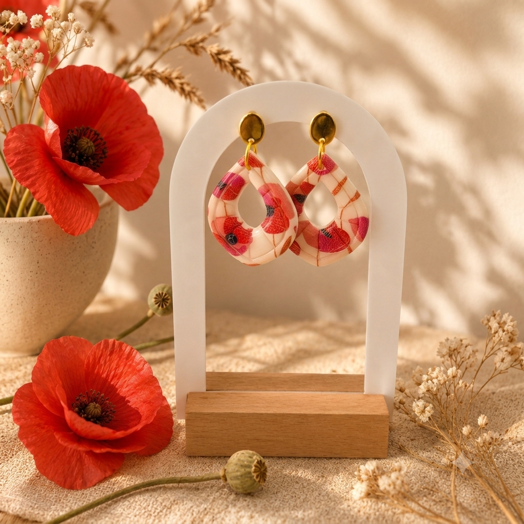 Boucles d'oreilles ajourée Ninon