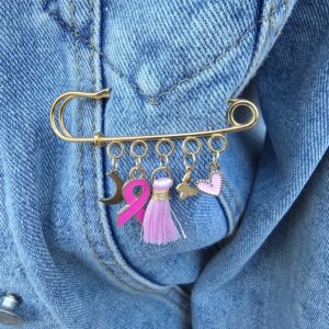 Broche Octobre Rose